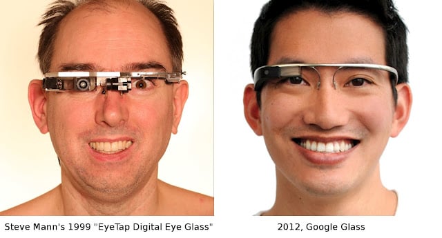 Mann EyeTap digital eye glass google glass Ça se passe comme ça chez Mc Donalds