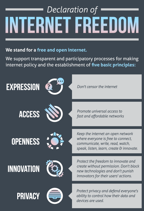 net declaration Signez la déclaration de lInternet libre et ouvert