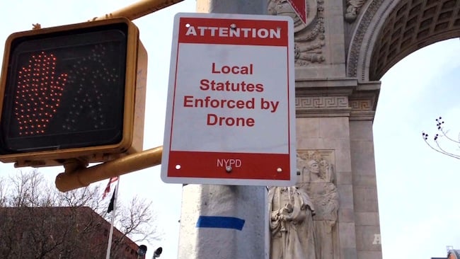 drone1 Lartiste anti drones recherché par la police