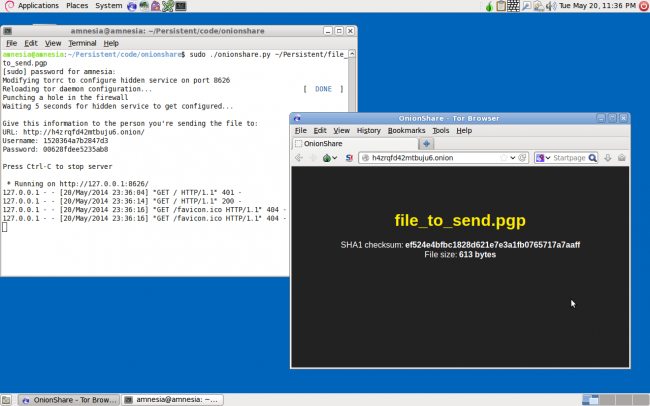 screenshot 650x406 Onionshare   Partager un fichier via TOR