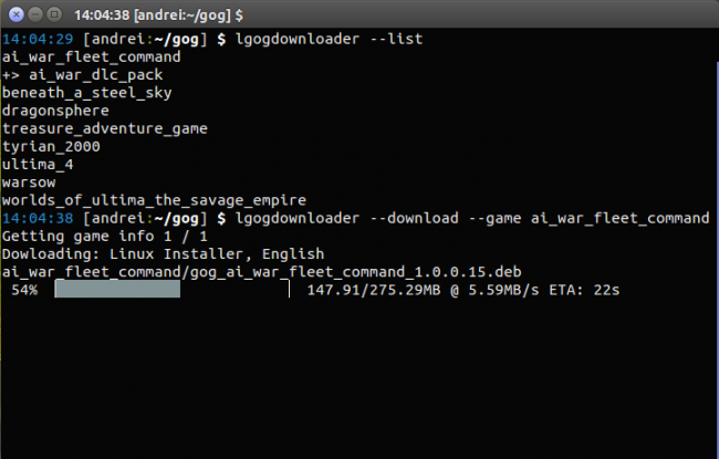 lgogdownloader 1 650x415 Un client Linux pour GOG