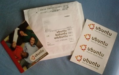 Livraison de CD Ubuntu gratuits