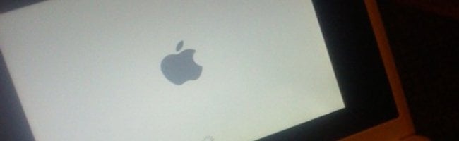 Capture d'écran de l'installation de MacOS X sur l'Asus EeePc