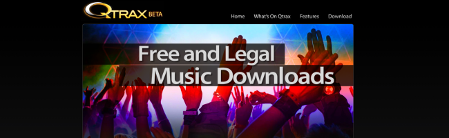 Logo Qtrax - Plateforme de musique légale gratuite