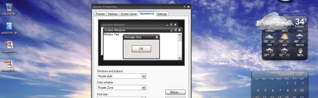 Modification de uxtheme.dll pour réactiver les thèmes personnalisés sous Windows XP SP3
