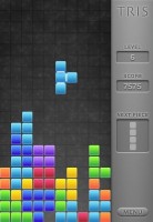 Jeu de puzzle Tris pour iPhone avec des blocs de différentes formes et couleurs