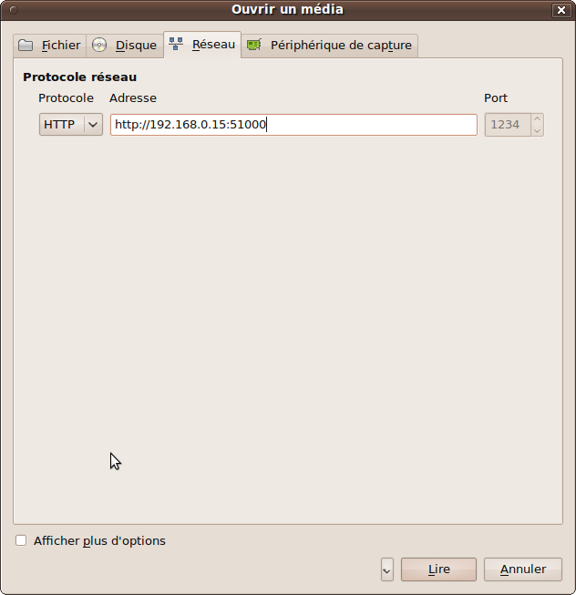 Utilisation de la commande Terminal pour lire un BluRay sous Linux