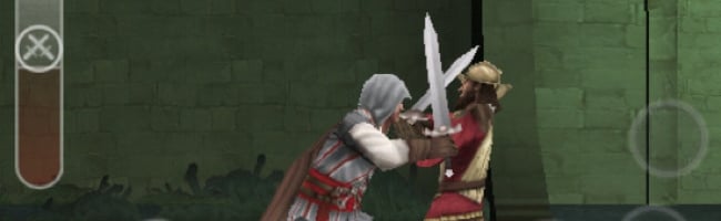 Capture d'écran du jeu Assassin's Creed 2 sur iPhone