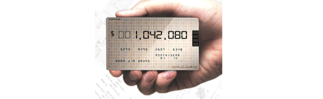 Live Checking Card - Concept de carte de crédit numérique