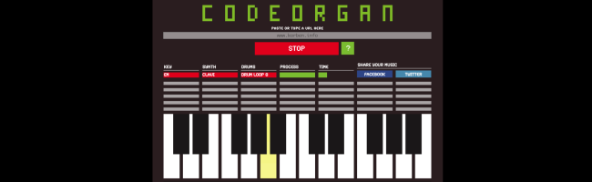 CodeOrgan - Écoutez votre site en musique