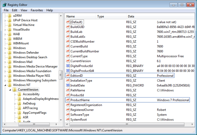 Image illustrant le processus de mise à jour de Windows 7 RC vers Windows 7 Final