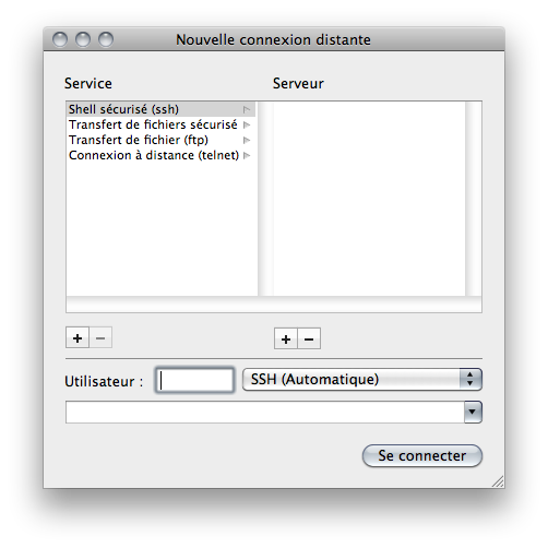 Capture d'écran du processus d'installation de Putty sur Mac