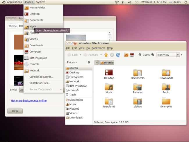 Nouvelle image d'arrière-plan dans Ubuntu