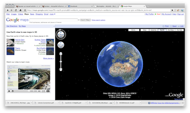 google earth view 3d