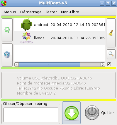 Configuration du multiboot Linux sur une clé USB