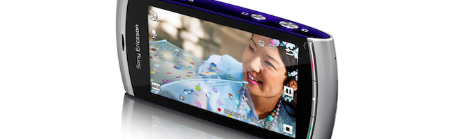 Vue de profil du Sony Ericsson Vivaz