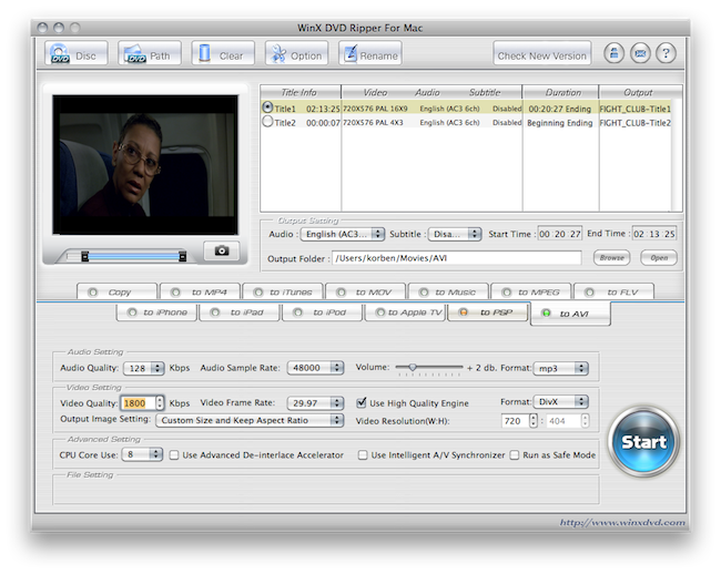 Boîte de dialogue de confirmation de l'installation de WinX DVD Ripper pour Mac