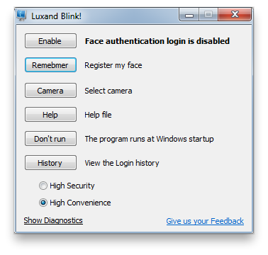 Icône représentant une personne authentifiant son visage sous Windows