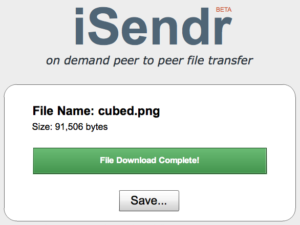Exemple de transfert de fichier sécurisé avec iSendr