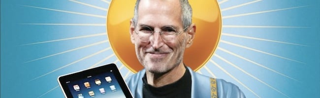 Steve Jobs présentant le premier iPhone en 2007