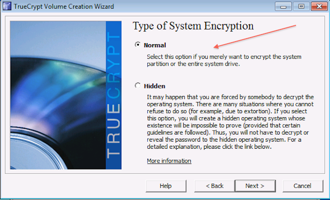Sécurisation de disque système Windows avec TrueCrypt