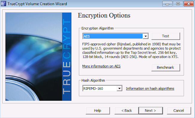 Cryptage de disque dur Windows avec TrueCrypt