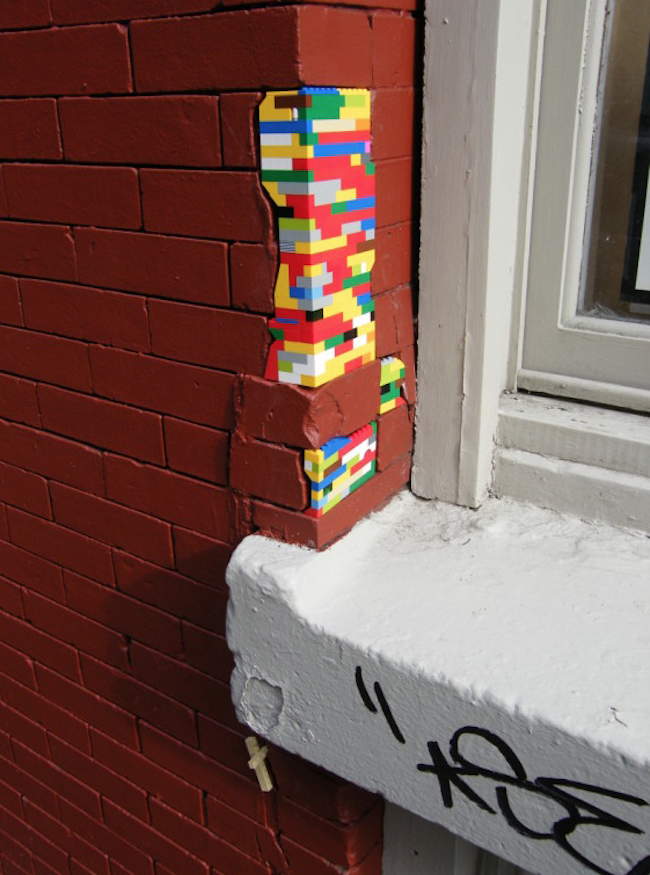 Dispatchwork - Des œuvres d'art urbaines créatives avec des briques LEGO