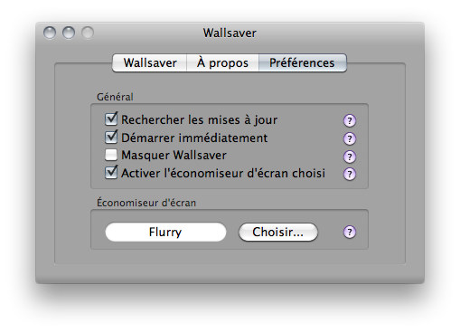 WallSaver - un fond d'écran animé sous Mac - image de présentation