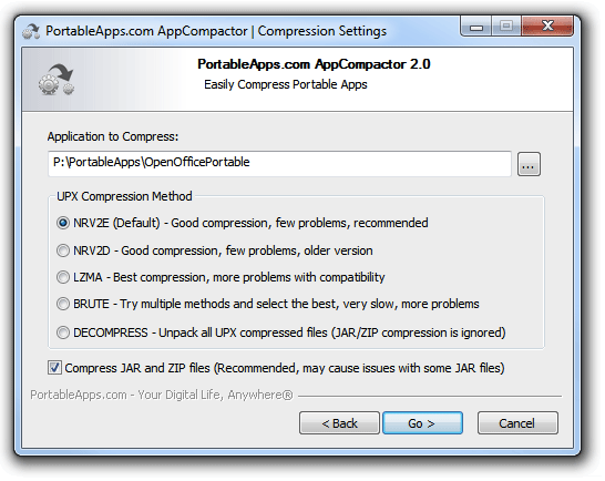 AppCompactor - Réduisez la taille de vos applications portables pour gagner de l'espace disque