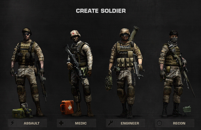 Capture d'écran de Battlefield Play4Free avec des soldats combattant