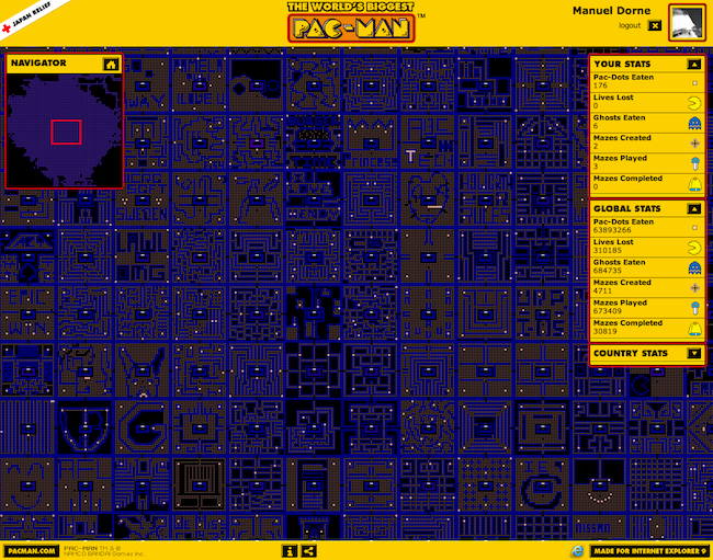 Pacman mangeant des points dans un labyrinthe