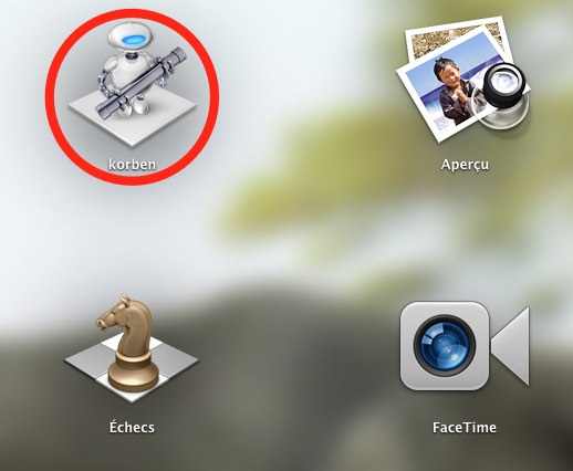 Image illustrant la personnalisation de widgets sur OSX Lion