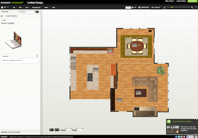 Autodesk Homestyler - Design de maison virtuel