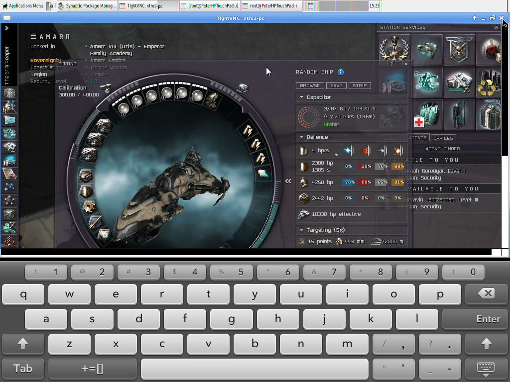 Capture d'écran de l'installation d'Ubuntu sur le HP TouchPad