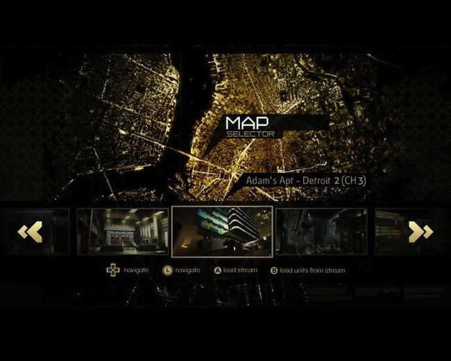 Interface utilisateur modifiée pour Deus Ex Human Revolution avec le mod Burger Menu