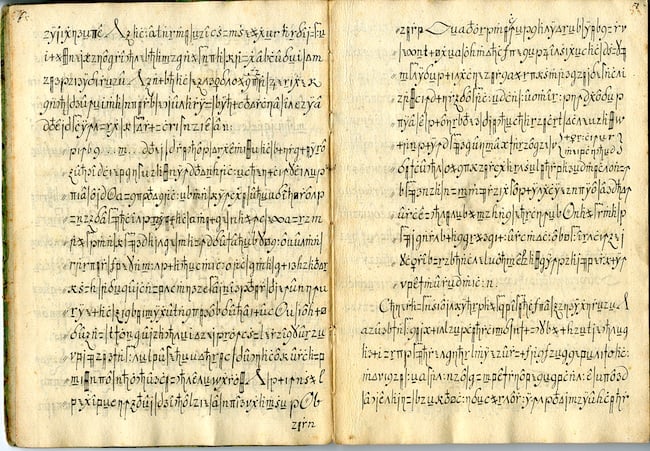 Manuscrit du Copiale Code