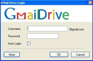 Capture d'écran montrant comment utiliser Gmail comme un disque dur