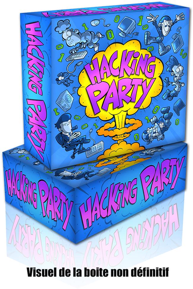 Le plateau de jeu Hacking Party - Le jeu de société Korben