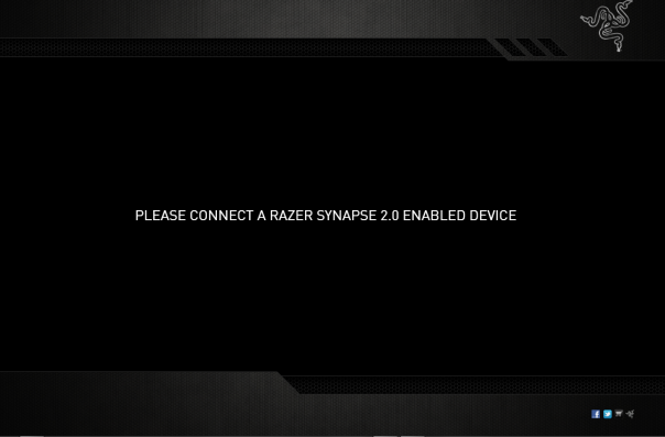 Capture d'écran d'un message d'erreur indiquant qu'une souris doit être connectée à Internet pour fonctionner