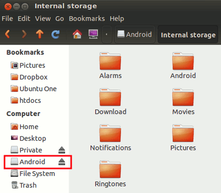 android-mounted-in-ubuntu
