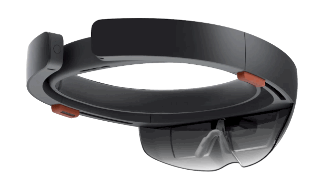 Un homme portant des lunettes HoloLens