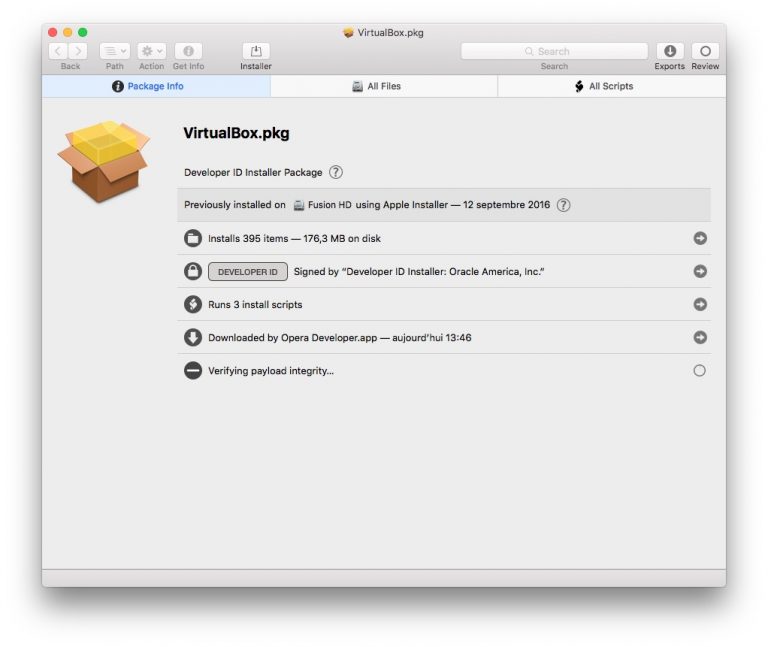 packages osx