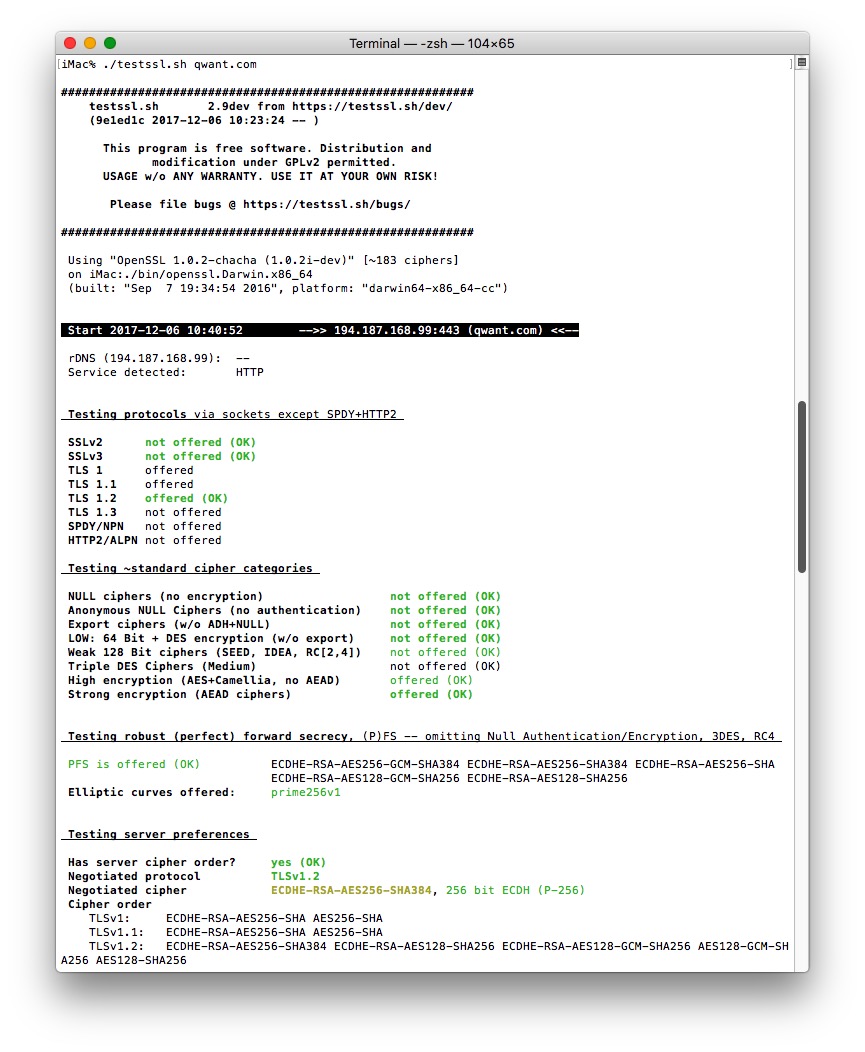 TestSSL.sh – Un script en ligne de commande pour tester le chiffrement