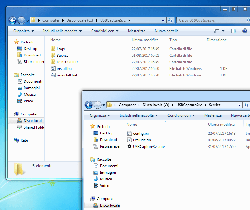 USB Capture - copie automatique de fichiers
