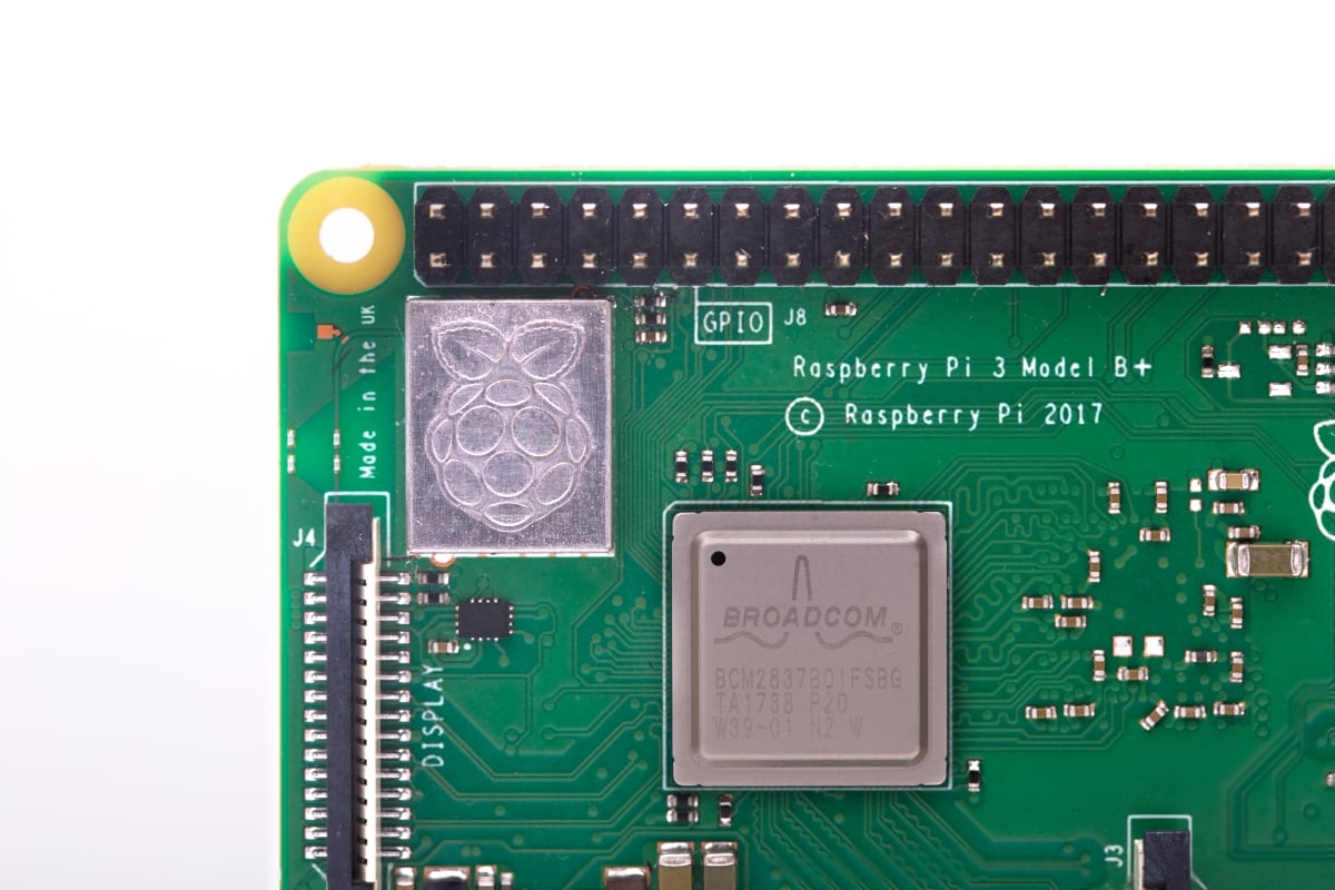 Raspberry Pi 3B+ vue de face