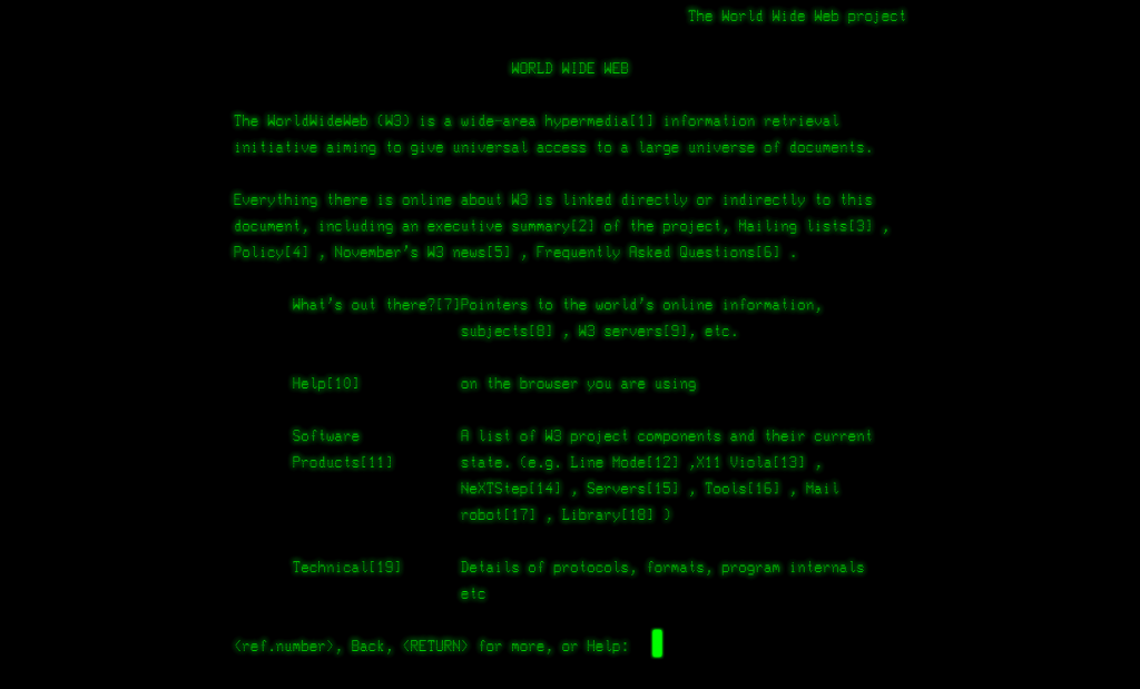 Visuel d'un ordinateur personnel typique de 1990 utilisé pour naviguer sur le Web