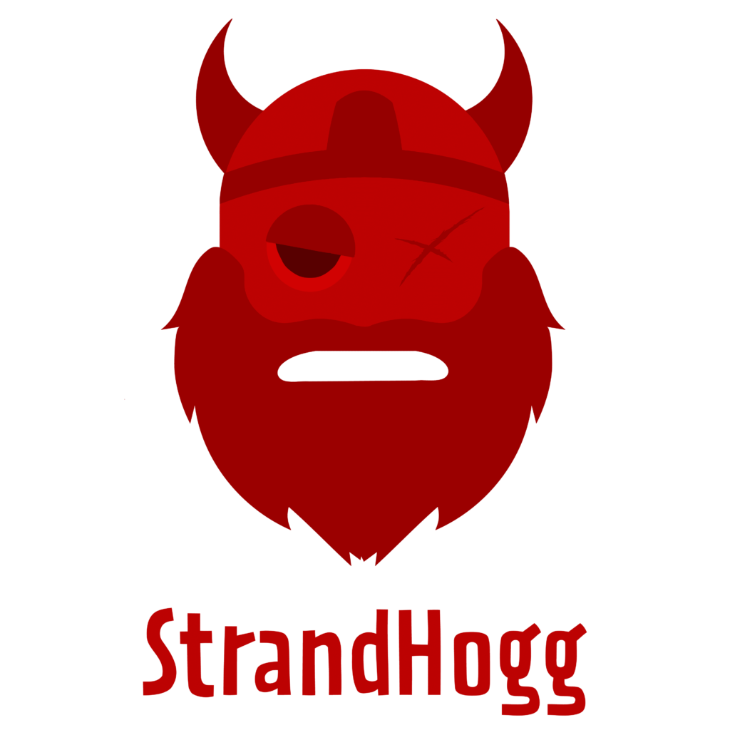 Logo de StrandHogg, le malware ciblant les utilisateurs Android