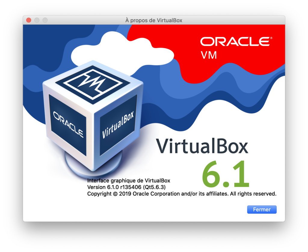 Logo de VirtualBox 6.1.0