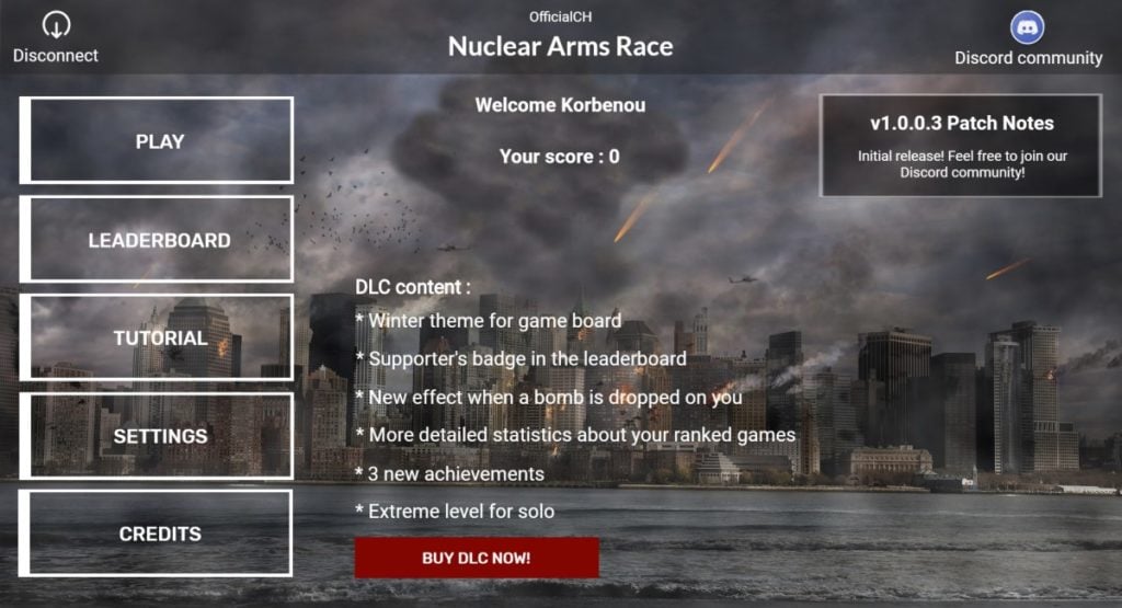 Intro Nuclear Arms Race