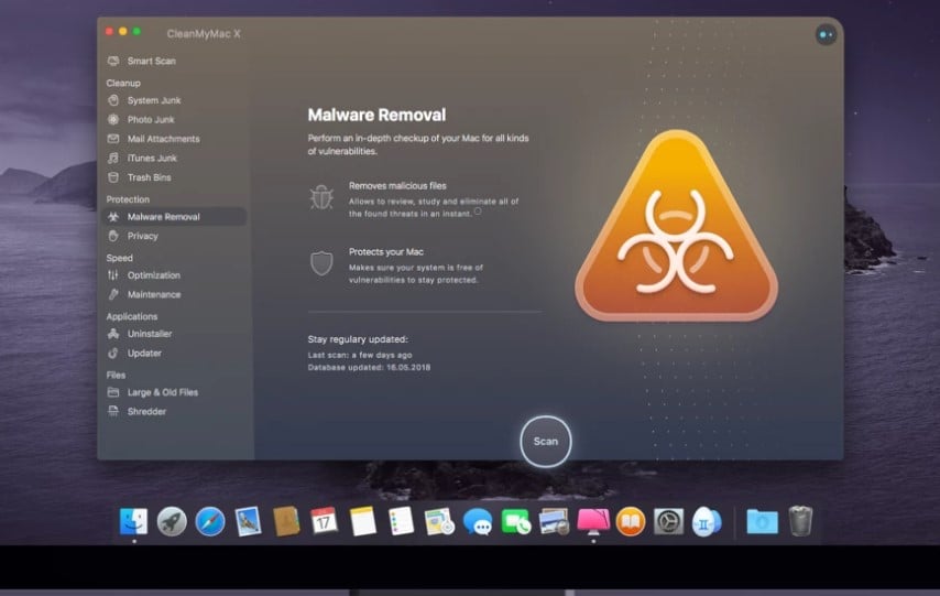 Protection CleanMyMac X